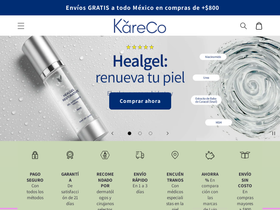 kareco.mx homepage screenshot