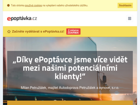 'dodavatele.epoptavka.cz' screenshot