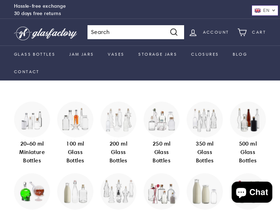 glasfactory.com homepage screenshot