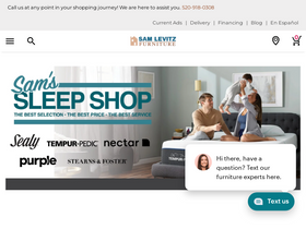 'samlevitz.com' screenshot