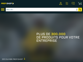'profishop.fr' screenshot