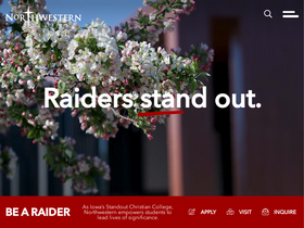 'nwciowa.edu' screenshot