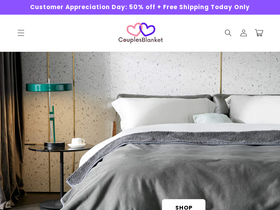 couplesblanket.com homepage screenshot