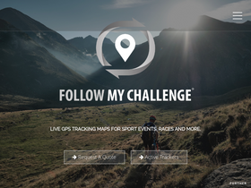 'followmychallenge.com' screenshot