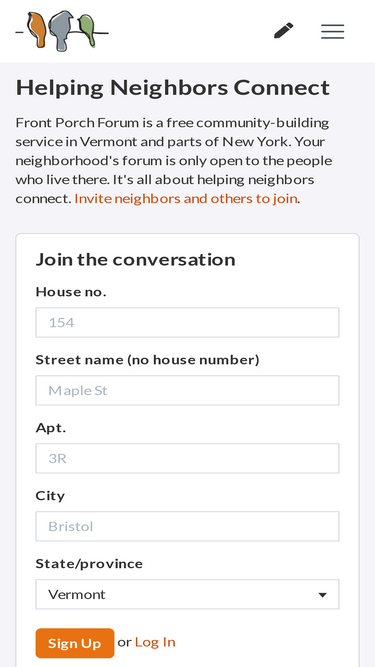 frontporchforum.com