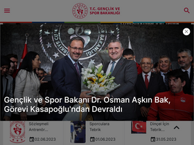 'gsb.gov.tr' screenshot