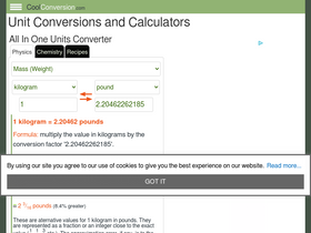 'coolconversion.com' screenshot