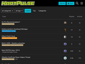 'kartpulse.com' screenshot