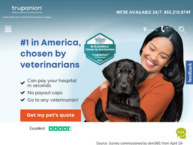 'trupanion.com' screenshot