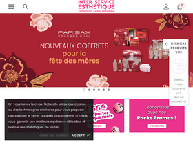 Inter Service Esthétique website screenshot