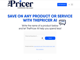'thepricer.org' screenshot