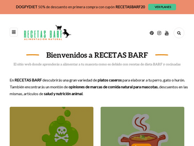 'recetasbarf.com' screenshot