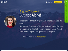 'efile.com' screenshot