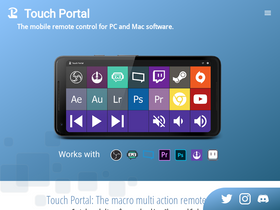 'touch-portal.com' screenshot