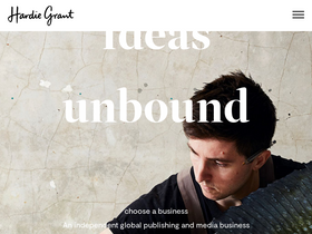 'hardiegrant.com' screenshot