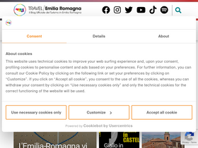 'travelemiliaromagna.it' screenshot