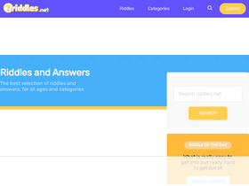 'riddles.net' screenshot