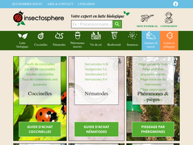 'insectosphere.fr' screenshot