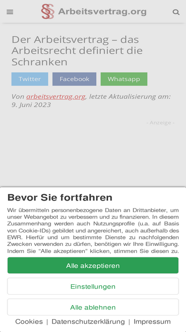 arbeitsvertrag.org