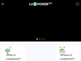 'luxpowertek.com' screenshot