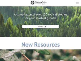 'discoveryseries.org' screenshot