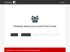 'fileskeep.xyz' screenshot