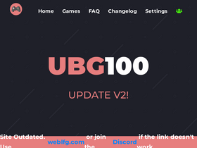 'ubg100.github.io' screenshot
