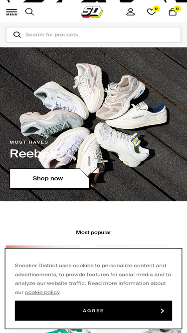 Sneakerbaas winkel online