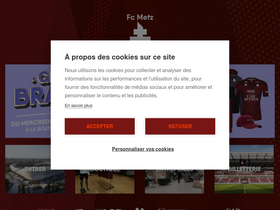 'fcmetz.com' screenshot