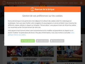 'avenuedelabrique.com' screenshot