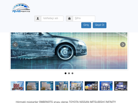 'rmbparts.az' screenshot