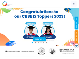 'globalindianschool.org' screenshot