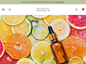 theorganicaemporium.com.au homepage screenshot