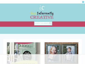 'infarrantlycreative.net' screenshot