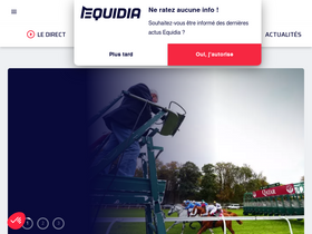 'equidia.fr' screenshot