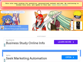САЙТ: anime character database #рекомендации#аниме#anime#хочуврек#ani