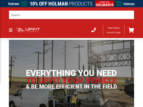 'upfitsupply.com' screenshot