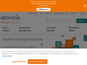 'attentia.be' screenshot