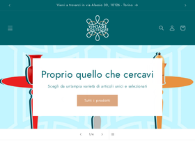 vintageboutique.it homepage screenshot