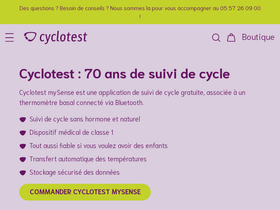 'cyclotest.fr' screenshot