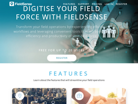 'fieldsense.in' screenshot