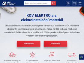'kvelektro.cz' screenshot