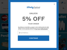 'vitalitymedical.com' screenshot