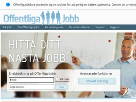 'offentligajobb.se' screenshot