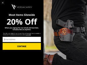 'versacarry.com' screenshot
