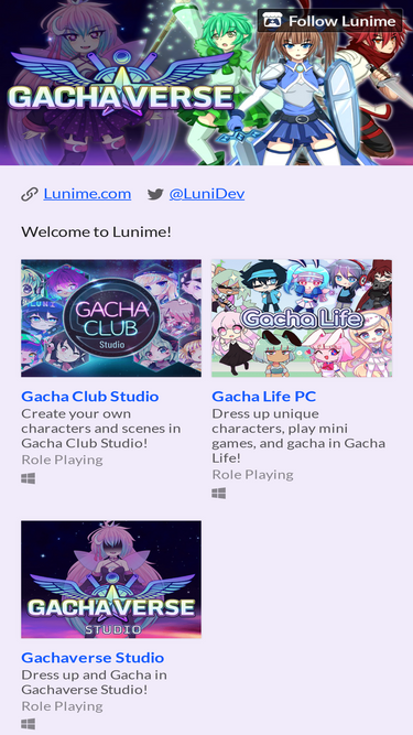 GachaVerse Reviews - 2 Reviews of Lunime.itch.io