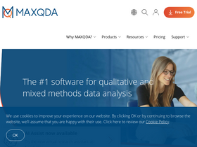 'maxqda.com' screenshot