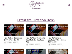 'talkerstech.com' screenshot