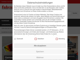 'fahrradblog.de' screenshot