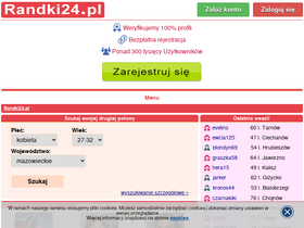 'randki24.pl' screenshot